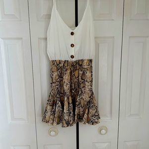 Spaghetti strapped romper